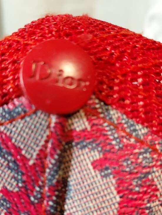 Dior Pink Monogram Mesh-Panel Baseball Cap main image 13